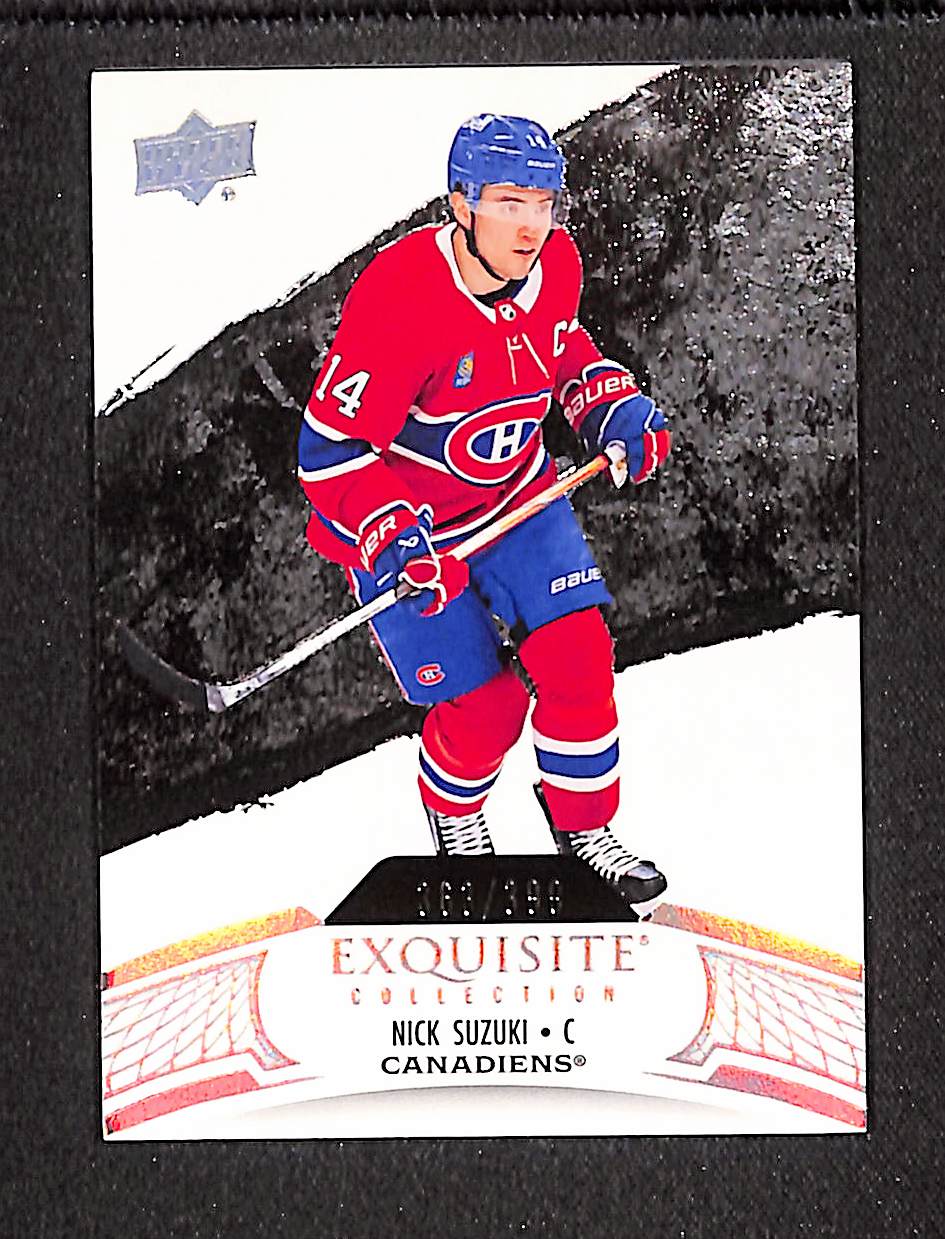 Nick Suzuki 2024-25 Upper Deck Black Diamond Exquisite Collection #V-NS #/399