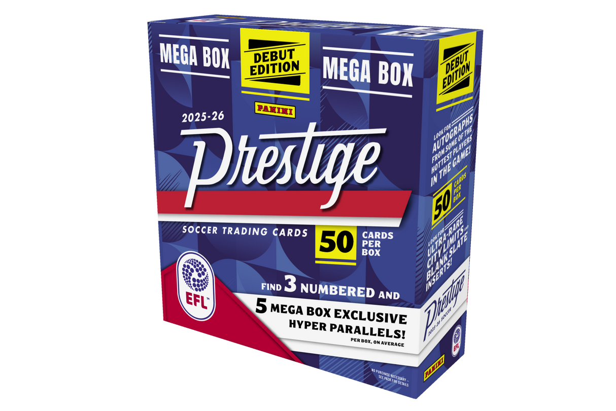 2025-26 Panini Prestige EFL English Football League Soccer Hobby Preferred Box