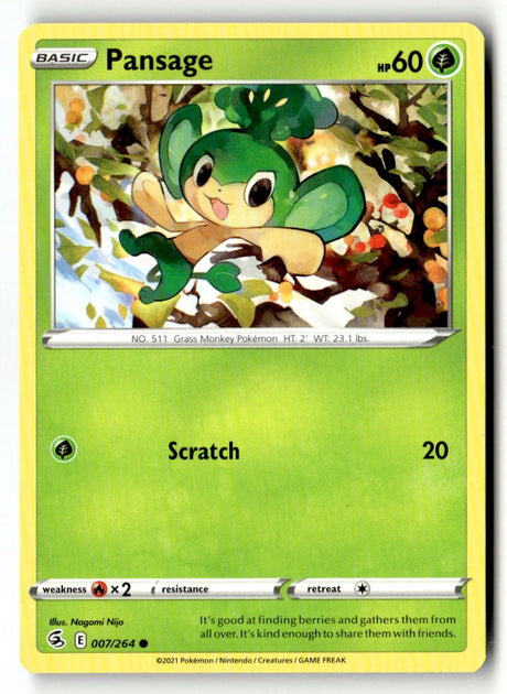 Pansage - 007/264 - [SWSH08 - SWSH08: Fusion Strike]