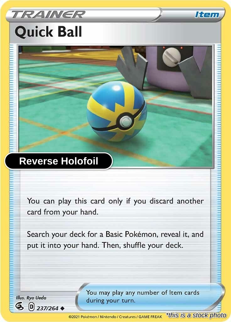 Quick Ball - 237/264 - [SWSH08 - SWSH08: Fusion Strike] - Reverse Holofoil