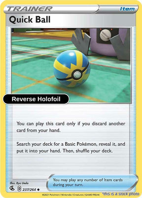 Quick Ball - 237/264 - [SWSH08 - SWSH08: Fusion Strike] - Reverse Holofoil