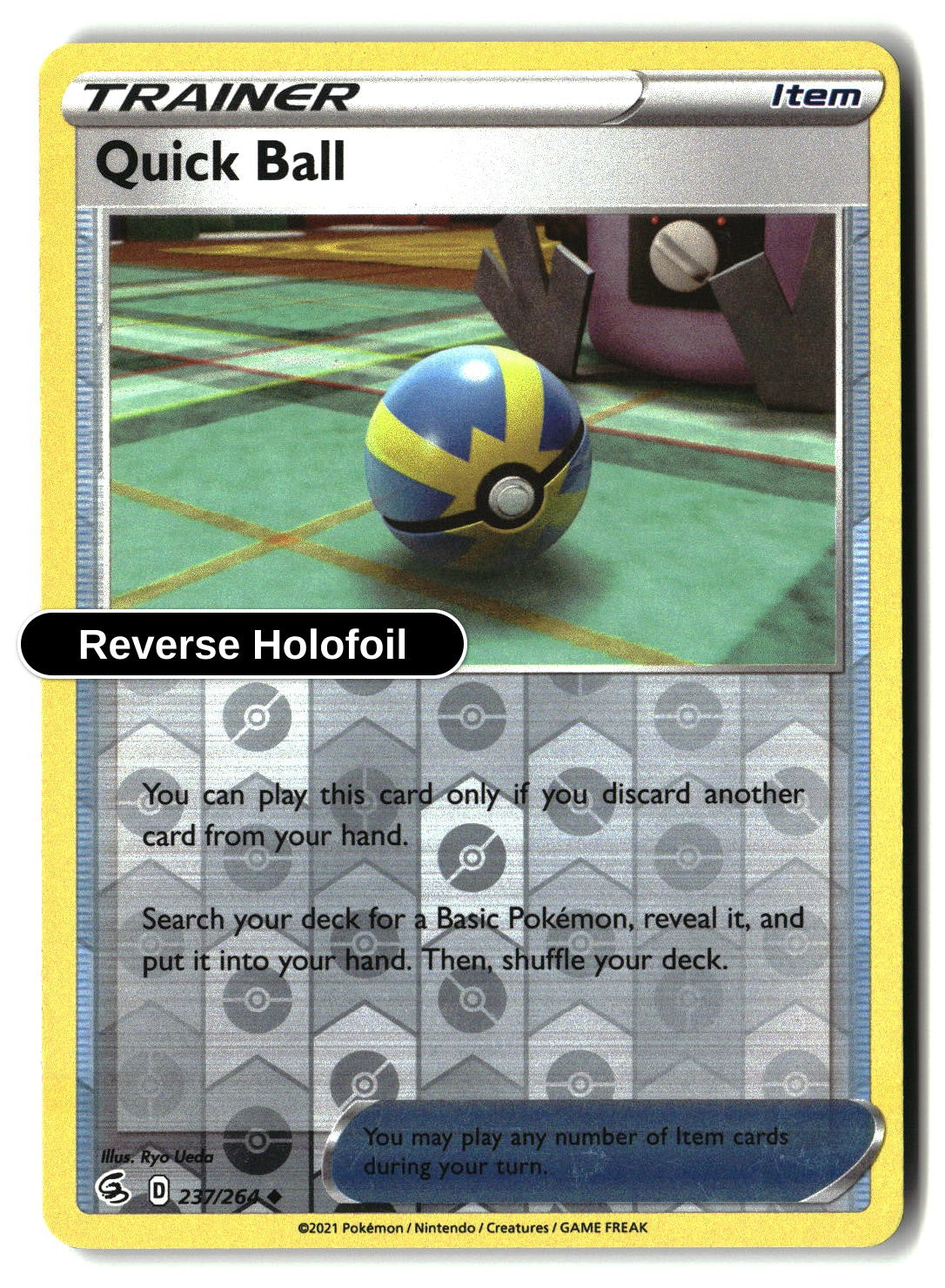 Quick Ball - 237/264 - [SWSH08 - SWSH08: Fusion Strike] - Reverse Holofoil