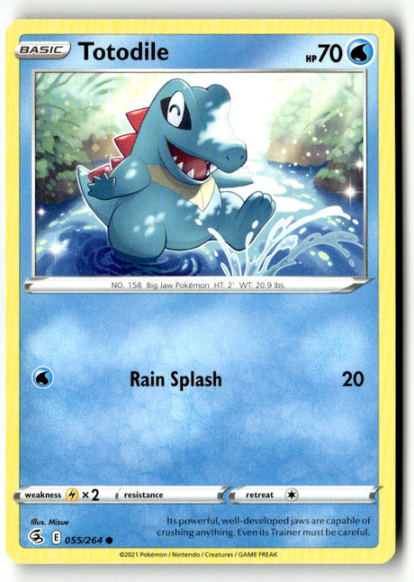 Totodile - 055/264 - [SWSH08 - SWSH08: Fusion Strike]