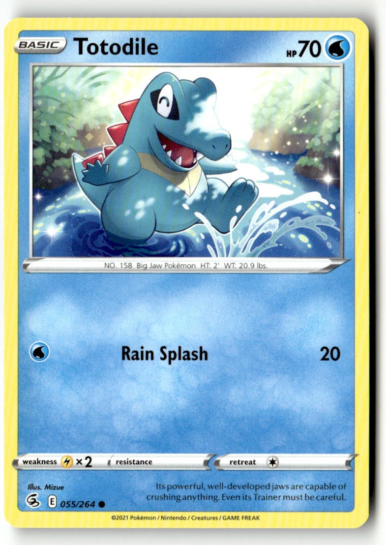 Totodile - 055/264 - [SWSH08 - SWSH08: Fusion Strike]