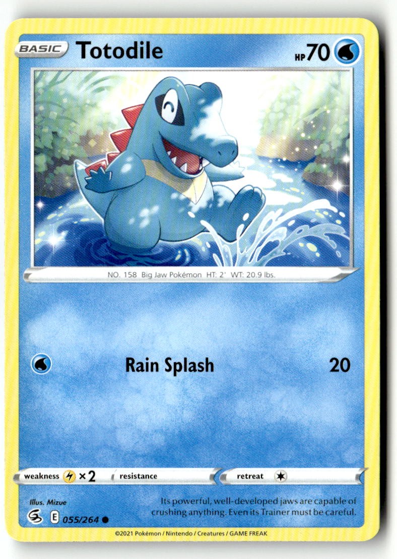 Totodile - 055/264 - [SWSH08 - SWSH08: Fusion Strike]