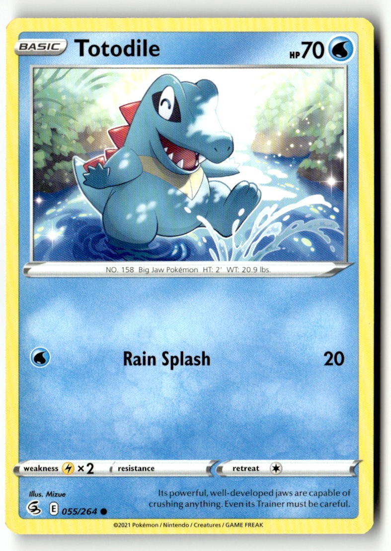 Totodile - 055/264 - [SWSH08 - SWSH08: Fusion Strike]