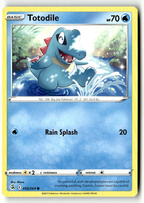 Totodile - 055/264 - [SWSH08 - SWSH08: Fusion Strike]