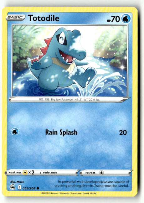 Totodile - 055/264 - [SWSH08 - SWSH08: Fusion Strike]