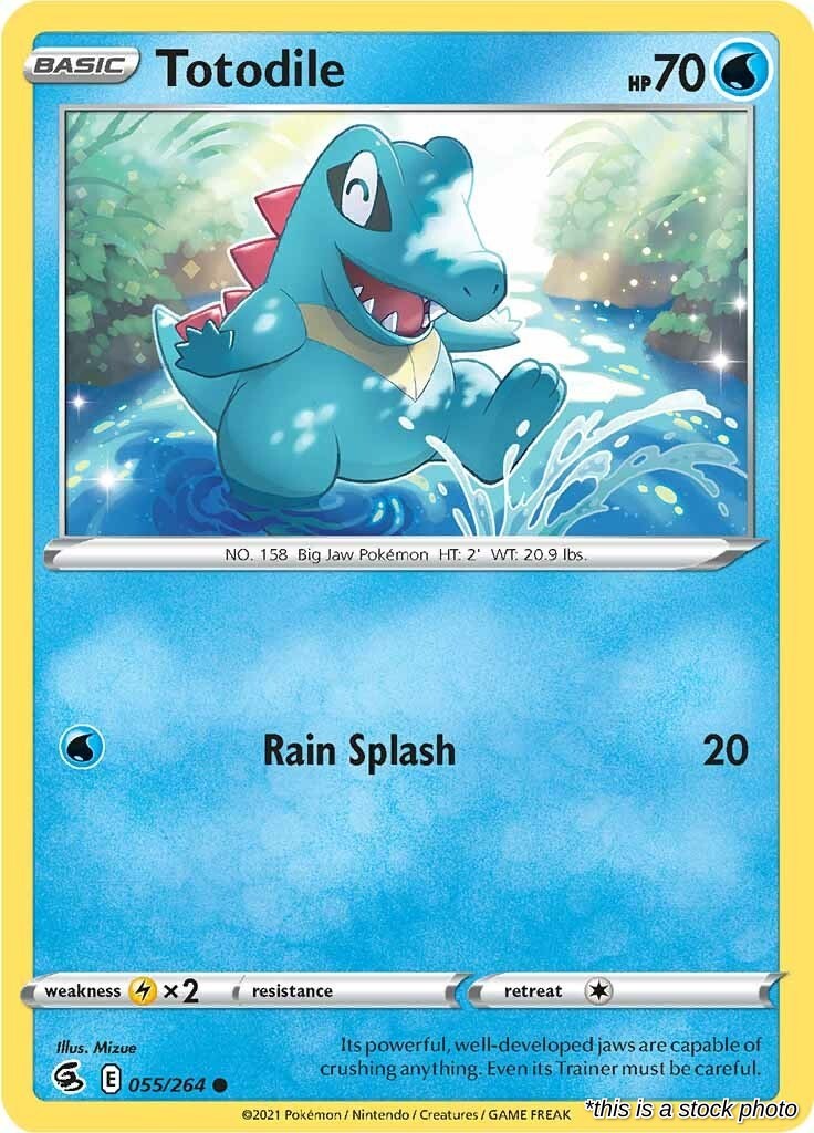 Totodile - 055/264 - [SWSH08 - SWSH08: Fusion Strike]