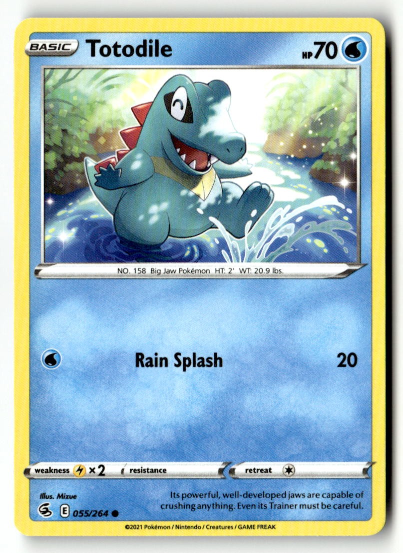 Totodile - 055/264 - [SWSH08 - SWSH08: Fusion Strike]
