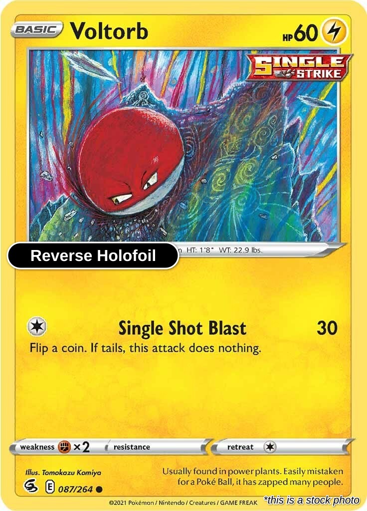 Voltorb - 087/264 - [SWSH08 - SWSH08: Fusion Strike] - Reverse Holofoil