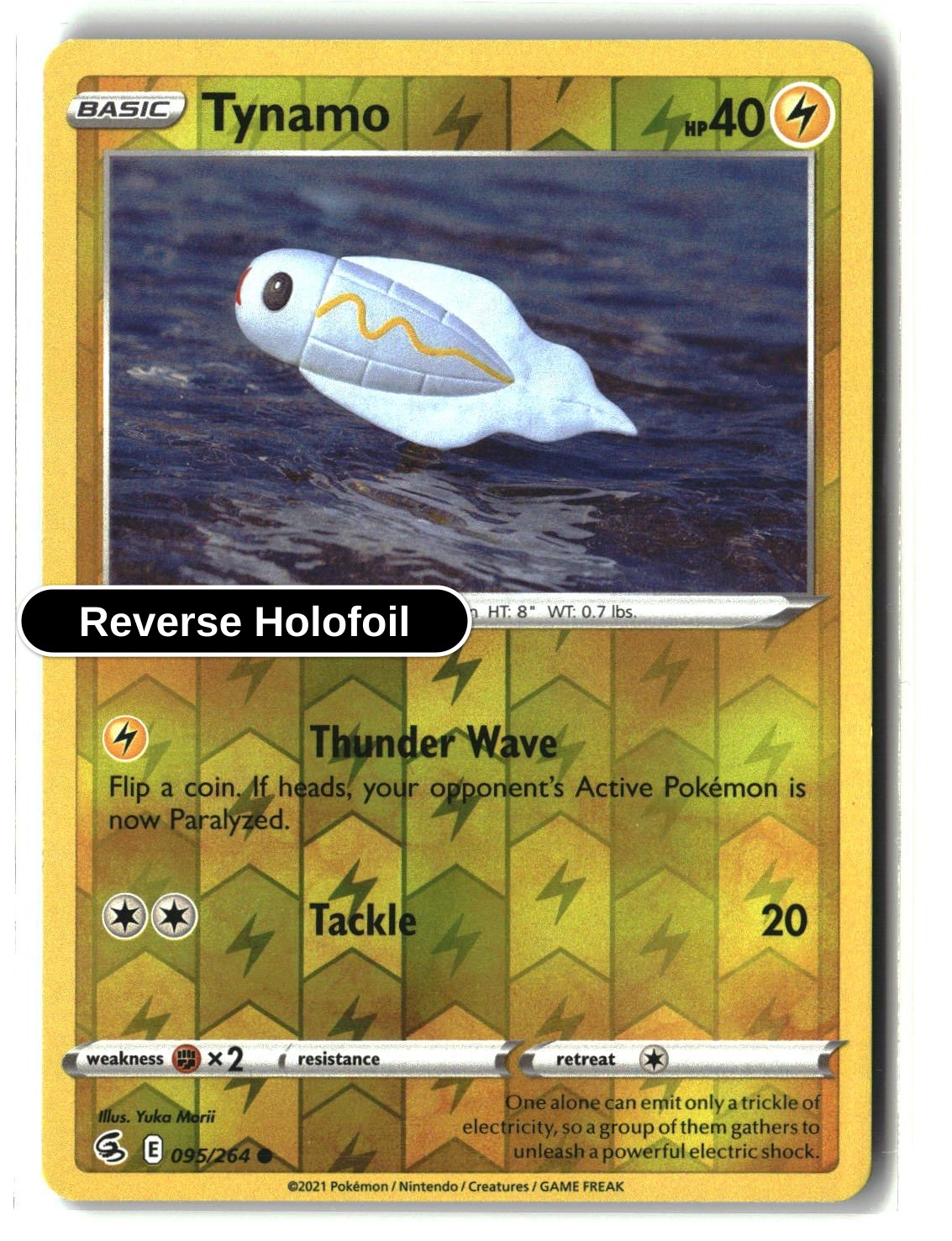 Tynamo - 095/264 - [SWSH08 - SWSH08: Fusion Strike] - Reverse Holofoil
