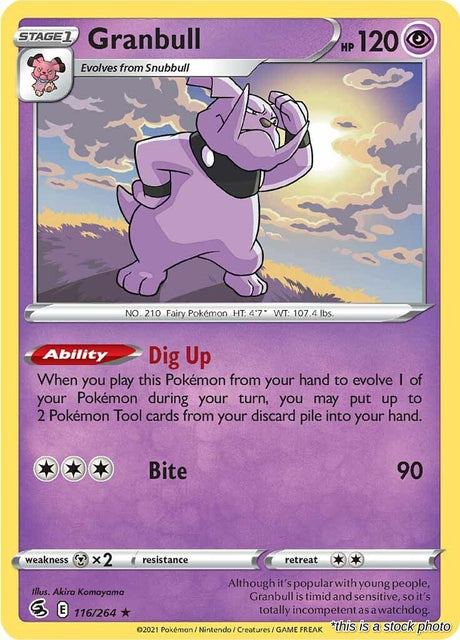 Granbull - 116/264 - [SWSH08 - SWSH08: Fusion Strike]