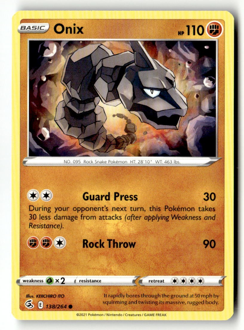 Onix - 138/264 - [SWSH08 - SWSH08: Fusion Strike]