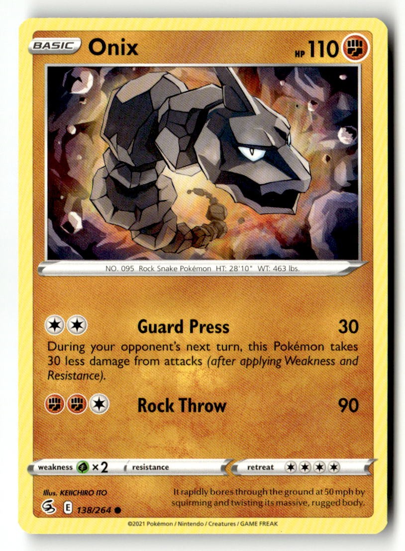 Onix - 138/264 - [SWSH08 - SWSH08: Fusion Strike]
