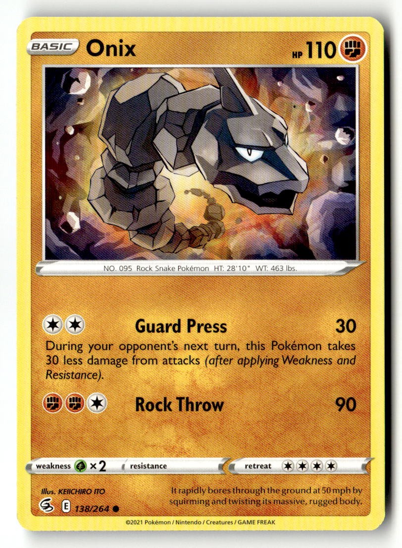 Onix - 138/264 - [SWSH08 - SWSH08: Fusion Strike]