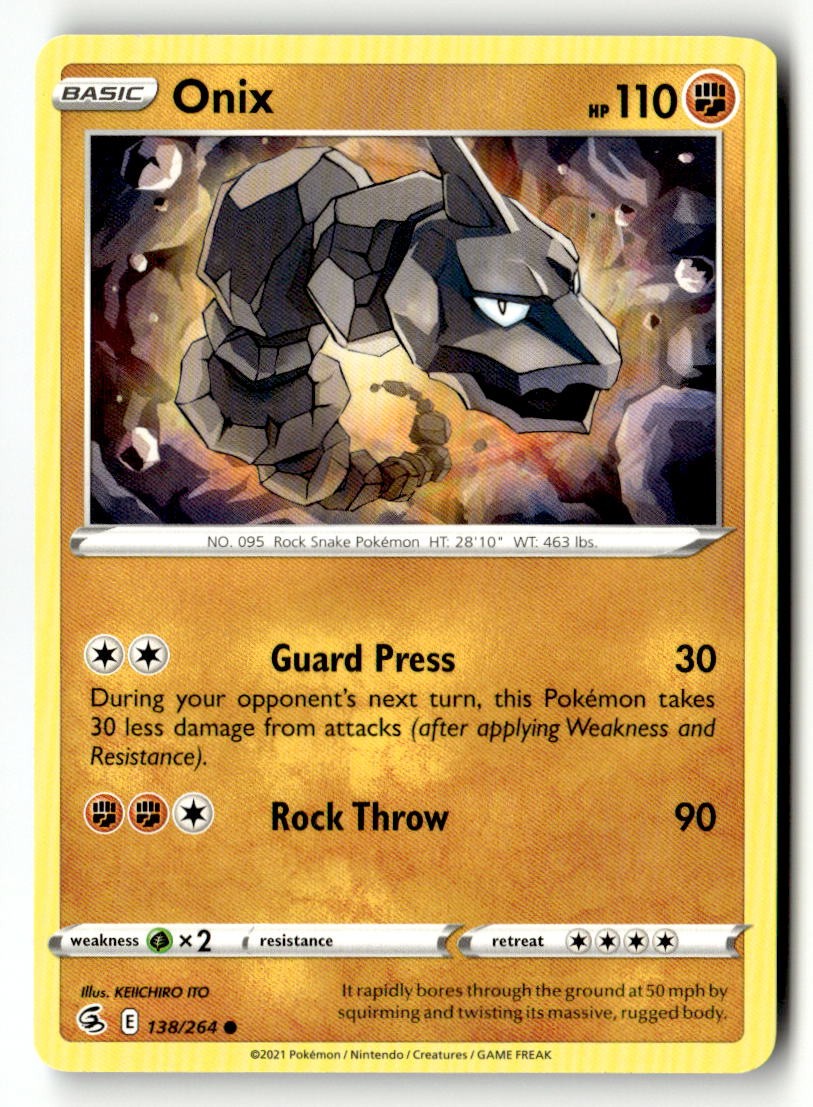 Onix - 138/264 - [SWSH08 - SWSH08: Fusion Strike]