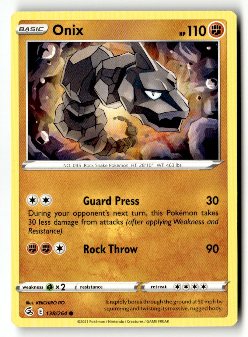 Onix - 138/264 - [SWSH08 - SWSH08: Fusion Strike]
