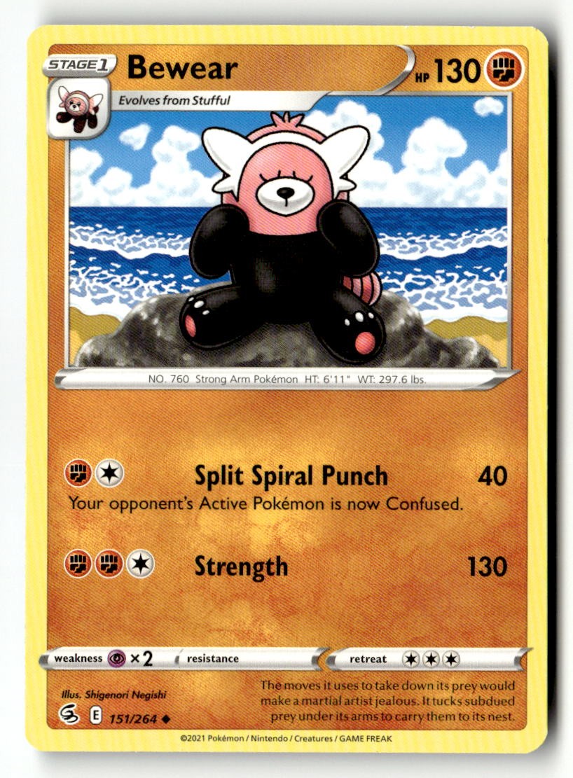 Bewear - 151/264 - [SWSH08 - SWSH08: Fusion Strike]