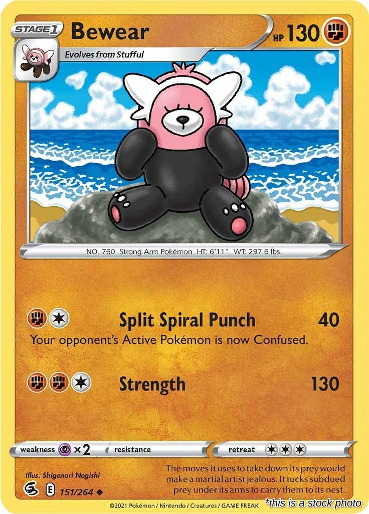 Bewear - 151/264 - [SWSH08 - SWSH08: Fusion Strike]