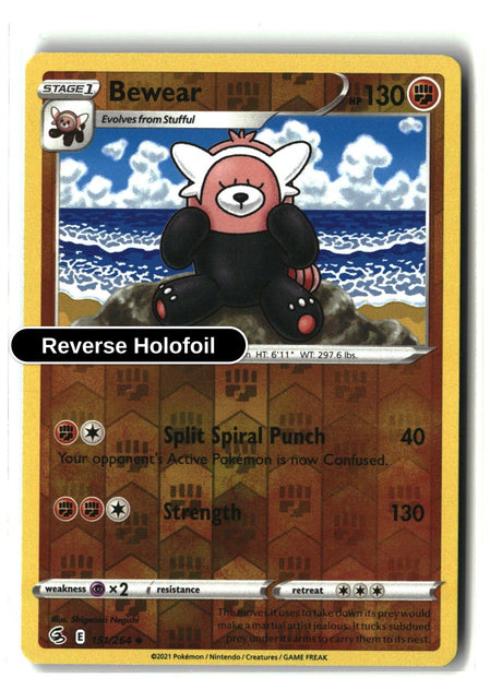 Bewear - 151/264 - [SWSH08 - SWSH08: Fusion Strike] - Reverse Holofoil