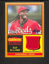 Load image into Gallery viewer, Elly De La Cruz 2024 Topps Heritage Clubhouse Collection Relics Gold #CCR-ED #/99
