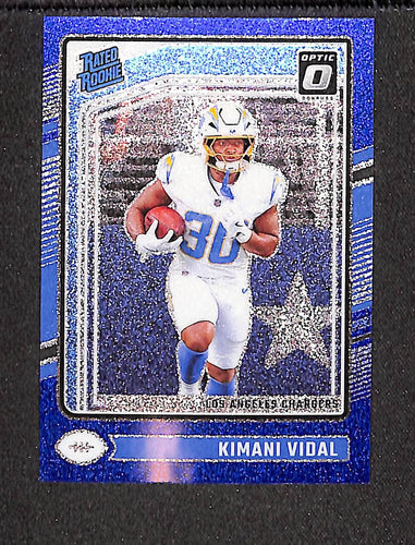Kimani Vidal 2024 Donruss Optic Blue Glitter #262
