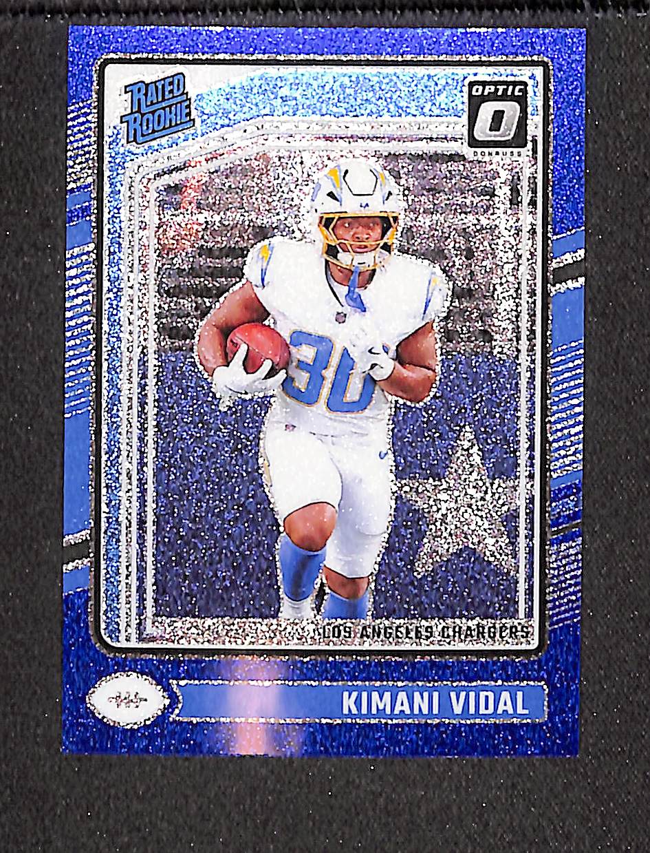 Kimani Vidal 2024 Donruss Optic Blue Glitter #262