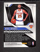 Load image into Gallery viewer, Mikal Bridges 2024-25 Panini Prizm Prizms White Lazer #15 #/275
