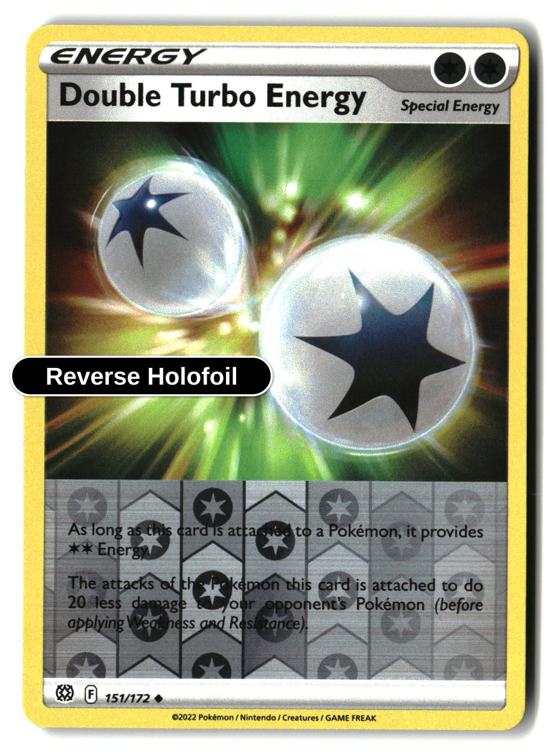 Double Turbo Energy - 151/172 - [SWSH09 - SWSH09: Brilliant Stars] - Reverse Holofoil