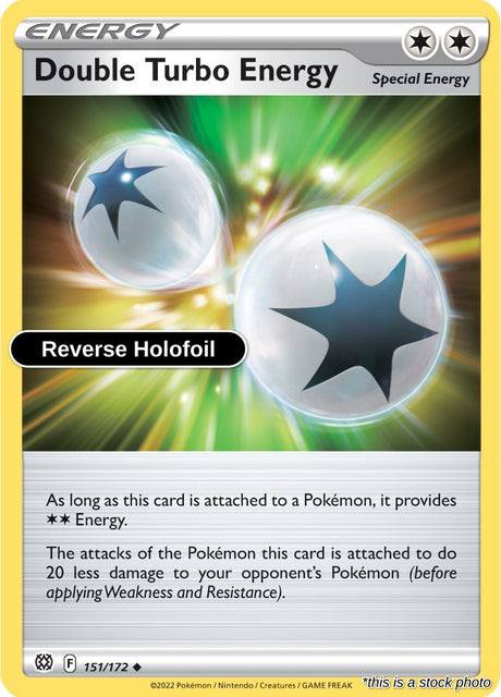 Double Turbo Energy - 151/172 - [SWSH09 - SWSH09: Brilliant Stars] - Reverse Holofoil