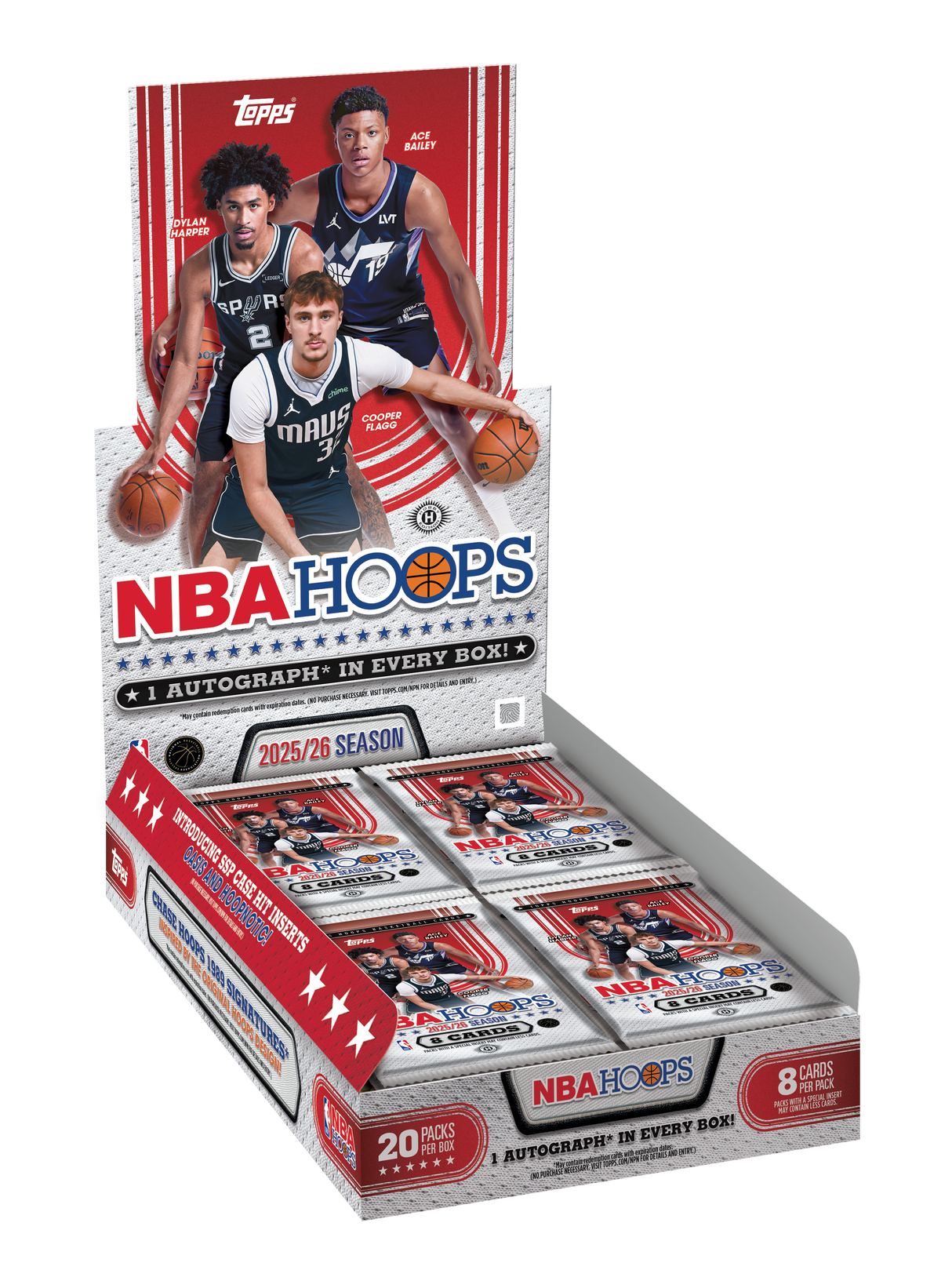 2025-26 Topps NBA Hoops Basketball Hobby Box