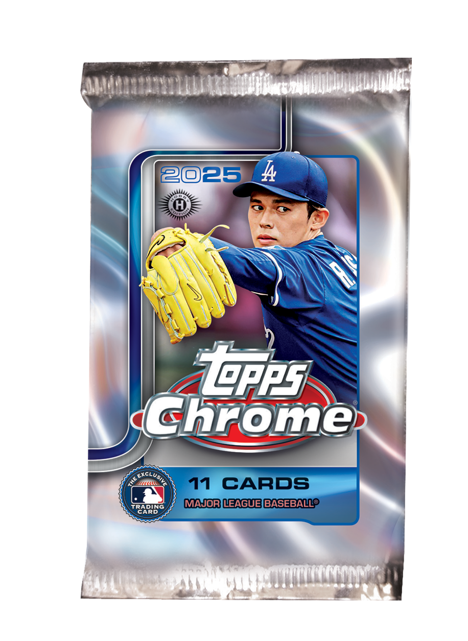 2025 Topps Chrome Baseball Hobby Jumbo Pack