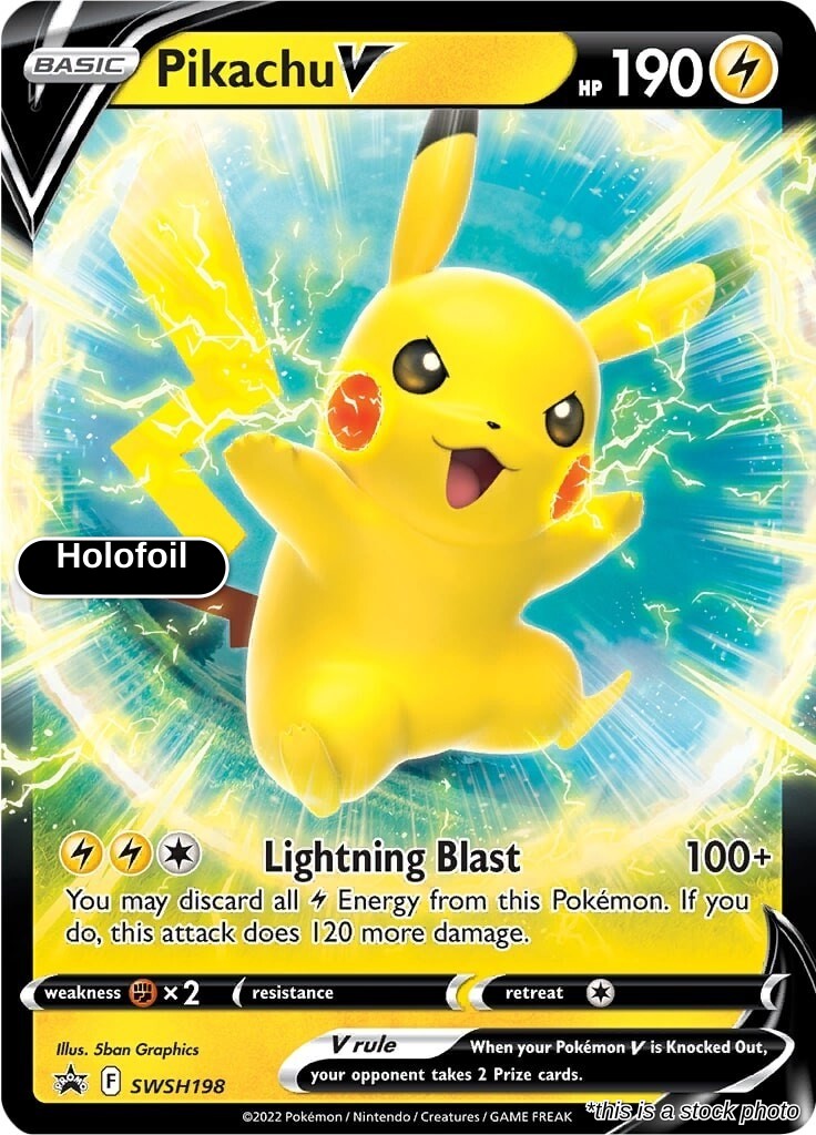 Pikachu V - SWSH198