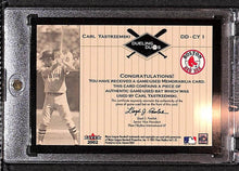 Load image into Gallery viewer, Carl Yastrzemski/Reggie Jackson 2002 Greats of the Game Dueling Duos #DD-CY1
