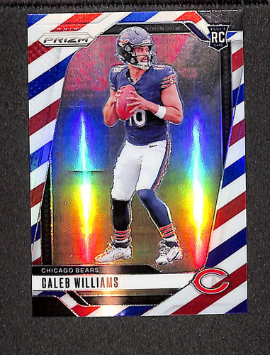 Caleb Williams 2024 Panini Prizm Red White and Blue #301