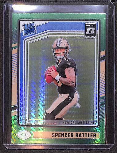Spencer Rattler 2024 Donruss Optic Green Hyper #289