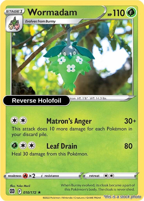 Wormadam (10) - 010/172 - [SWSH09 - SWSH09: Brilliant Stars] - Reverse Holofoil