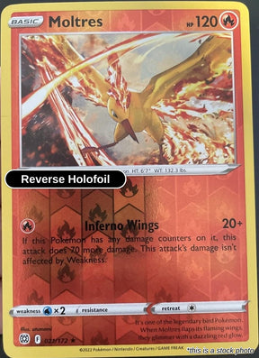 Moltres - 021/172 - [SWSH09 - SWSH09: Brilliant Stars] - Reverse Holofoil