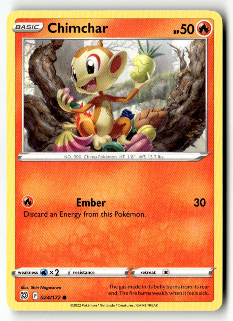 Chimchar - 024/172 - [SWSH09 - SWSH09: Brilliant Stars]