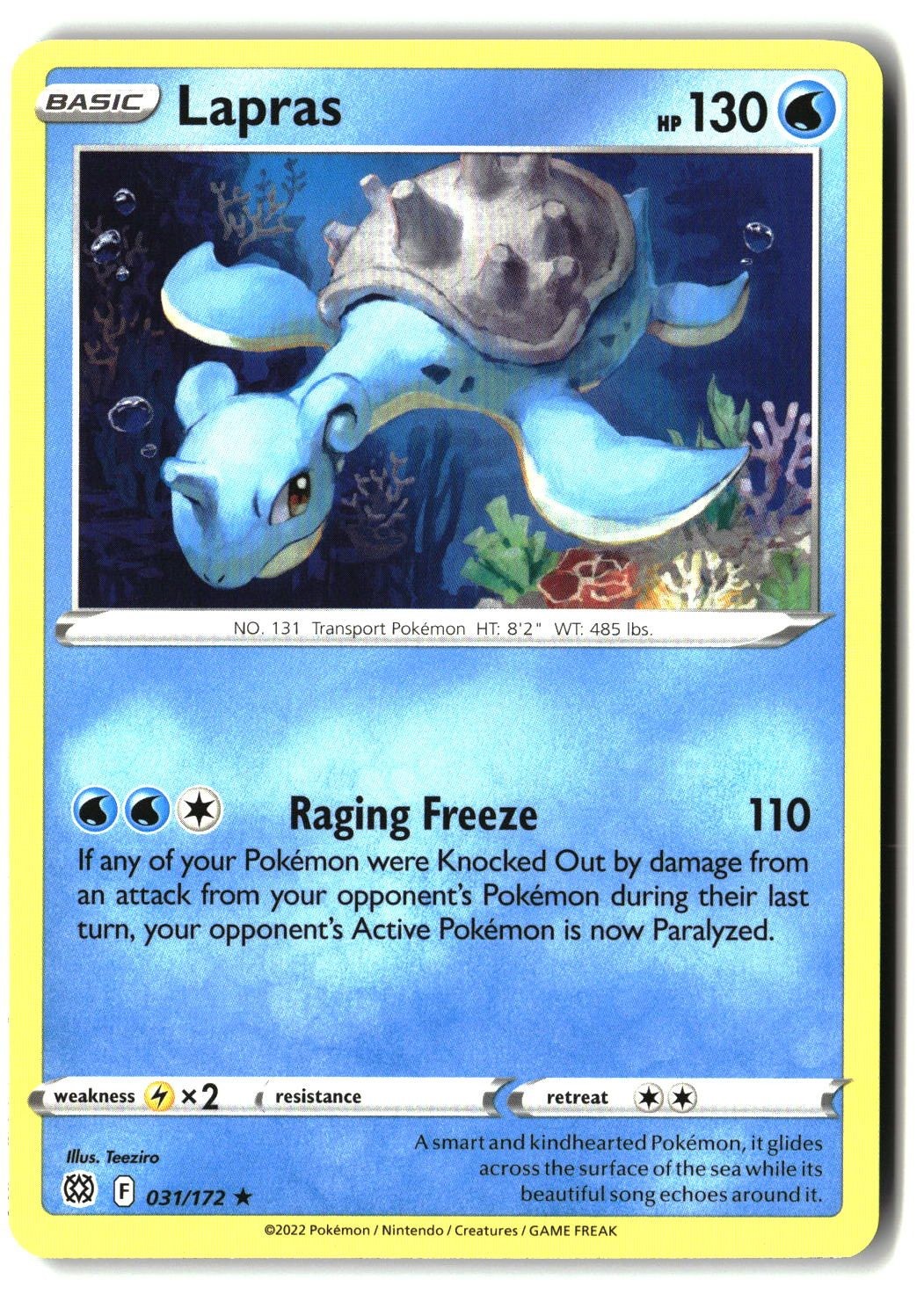 Lapras - 031/172 - [SWSH09 - SWSH09: Brilliant Stars]