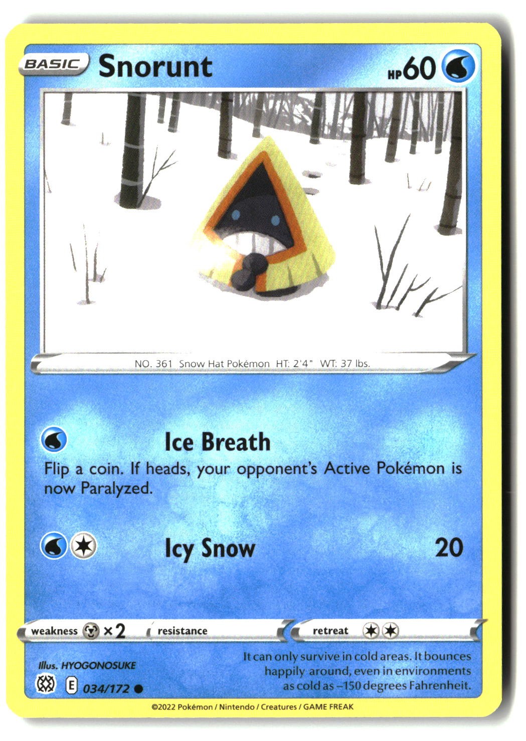 Snorunt - 034/172 - [SWSH09 - SWSH09: Brilliant Stars]