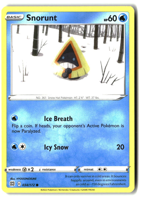 Snorunt - 034/172 - [SWSH09 - SWSH09: Brilliant Stars]