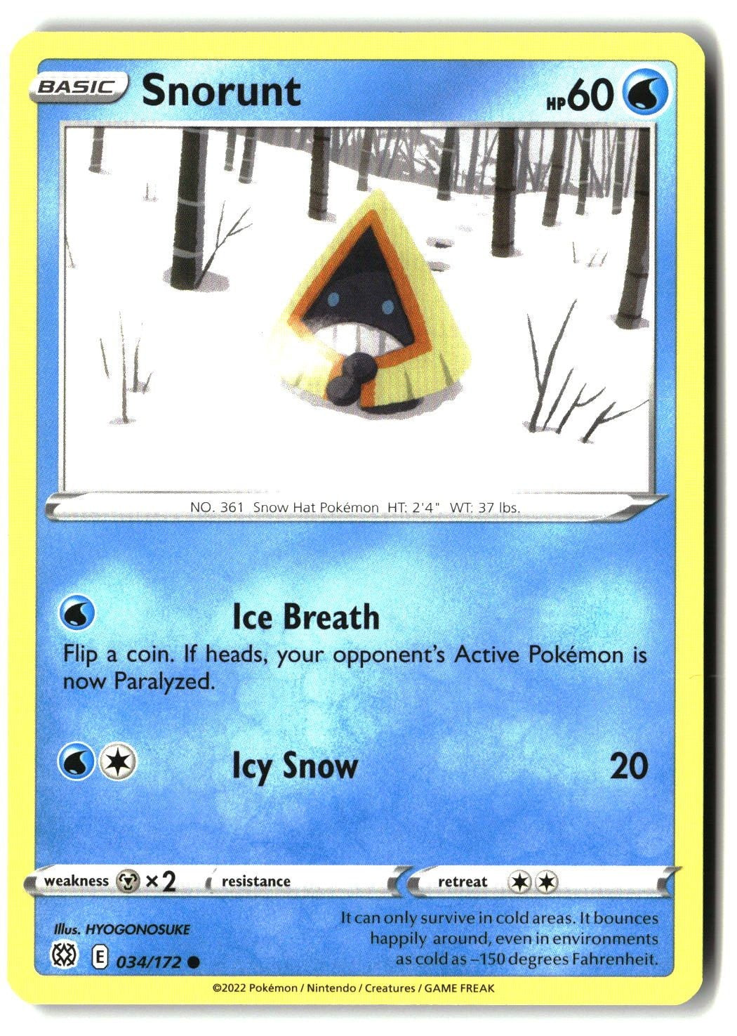 Snorunt - 034/172 - [SWSH09 - SWSH09: Brilliant Stars]