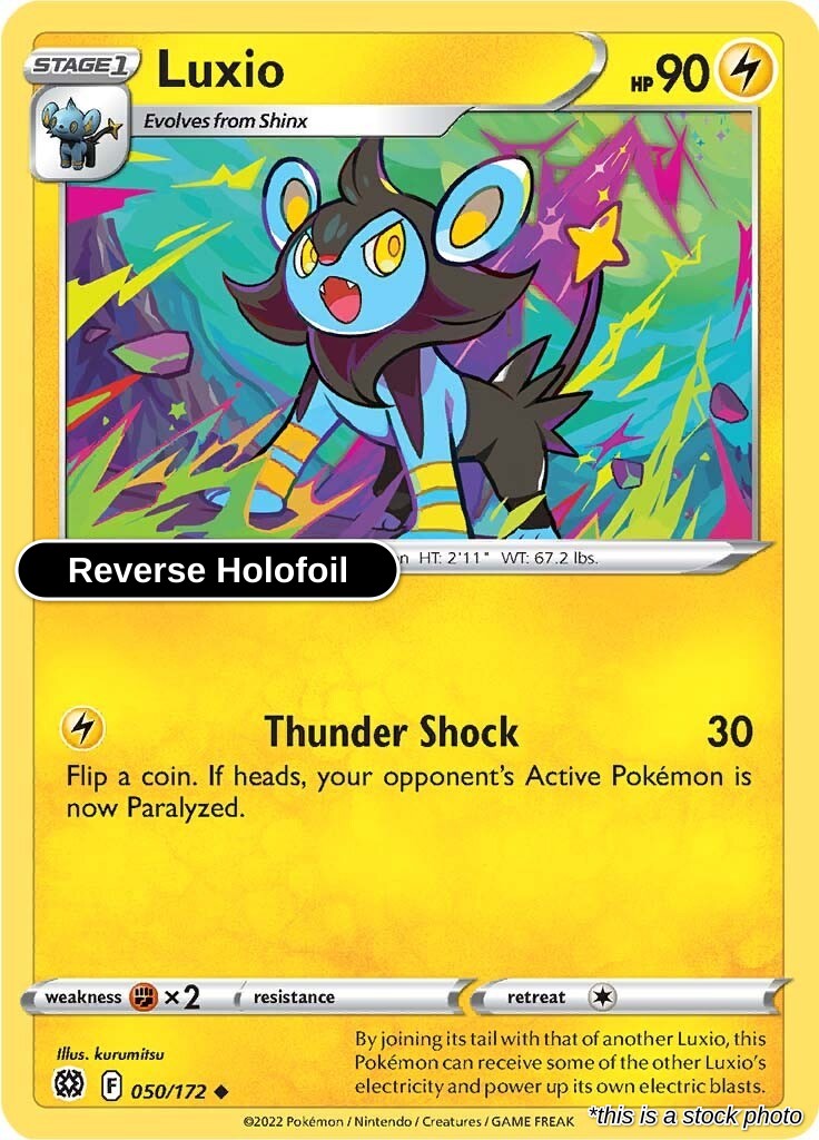 Luxio - 050/172 - [SWSH09 - SWSH09: Brilliant Stars] - Reverse Holofoil