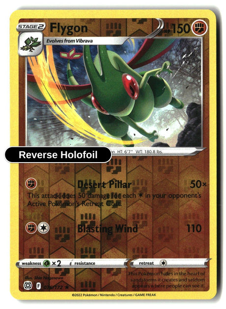 Flygon - 076/172 - [SWSH09 - SWSH09: Brilliant Stars] - Reverse Holofoil