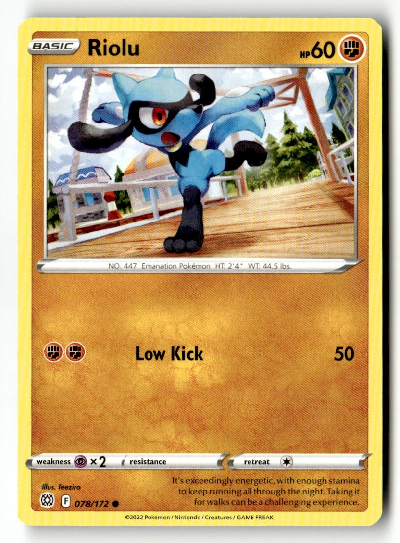 Riolu - 078/172 - [SWSH09 - SWSH09: Brilliant Stars]