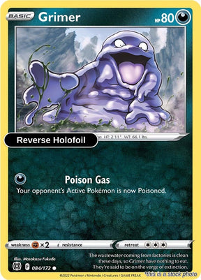 Grimer - 084/172 - [SWSH09 - SWSH09: Brilliant Stars] - Reverse Holofoil