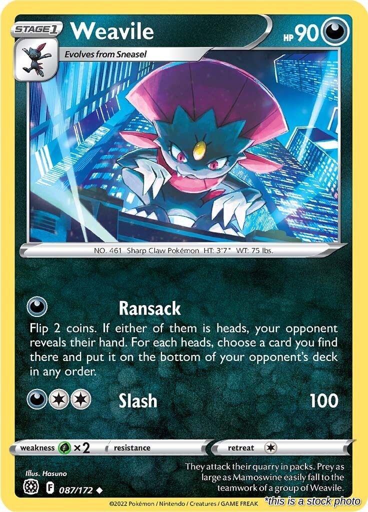 Weavile - 087/172 - [SWSH09 - SWSH09: Brilliant Stars]