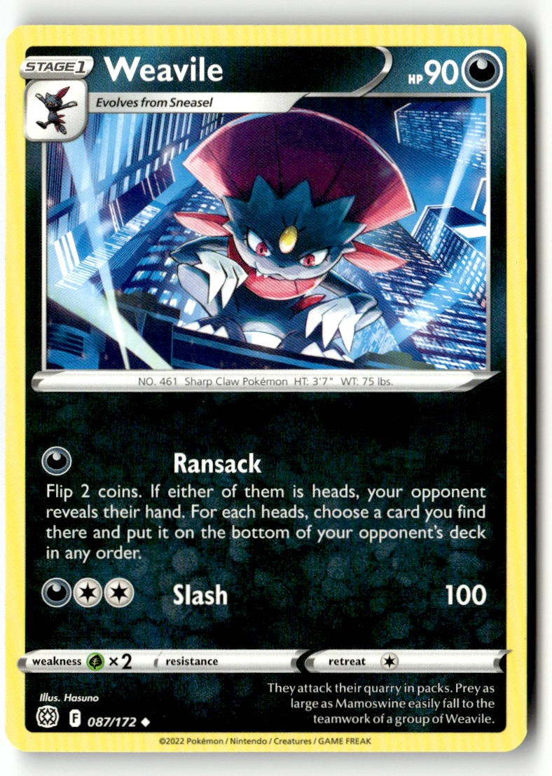 Weavile - 087/172 - [SWSH09 - SWSH09: Brilliant Stars]